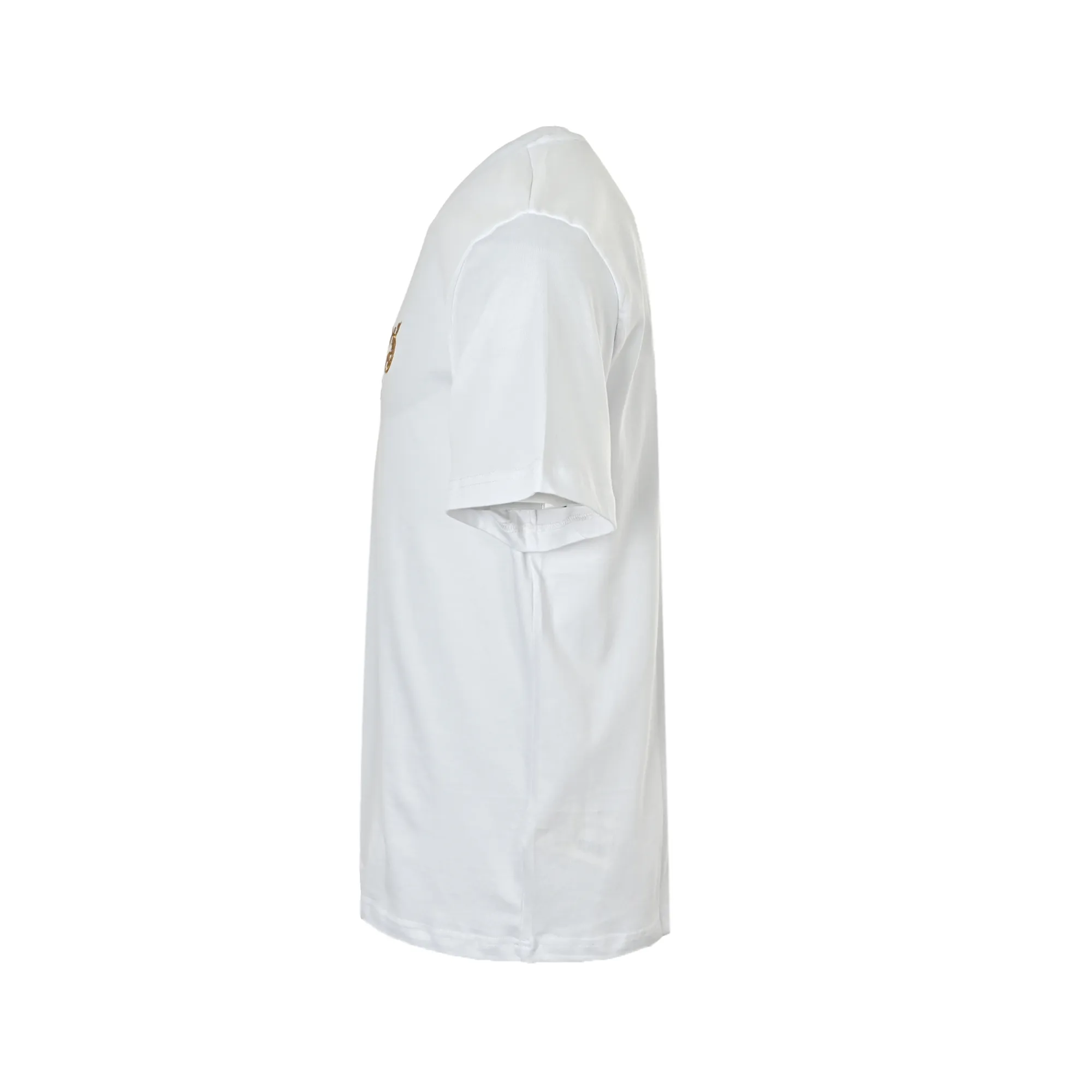 Louis Vuitton/Louis Vuitton gold flower signature embroidered short sleeves